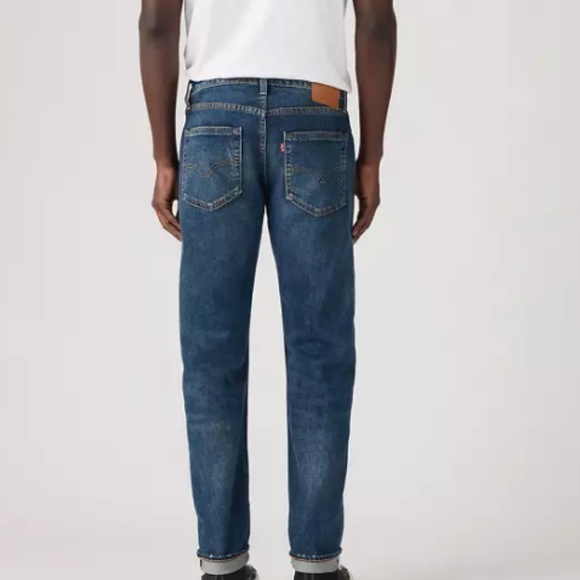 Levi's 512 Premium Selvedge Jeans Men's Slim Taper Fit fits 33x31 Medium Wash - Picture 7 of 9